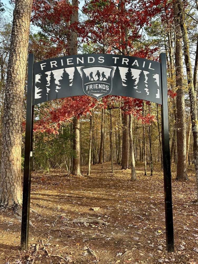 Hiking trails in Beavers Bend State Park