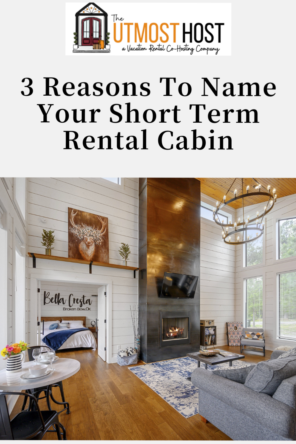 The Utmost Host naming your vacation rental